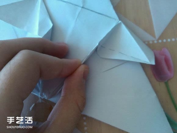 三角钢琴的折纸图解 怎么折立体三角钢琴步骤(图53)