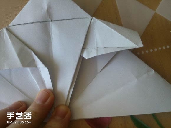 三角钢琴的折纸图解 怎么折立体三角钢琴步骤(图56)