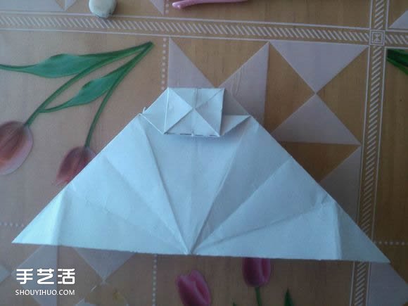 三角钢琴的折纸图解 怎么折立体三角钢琴步骤(图84)