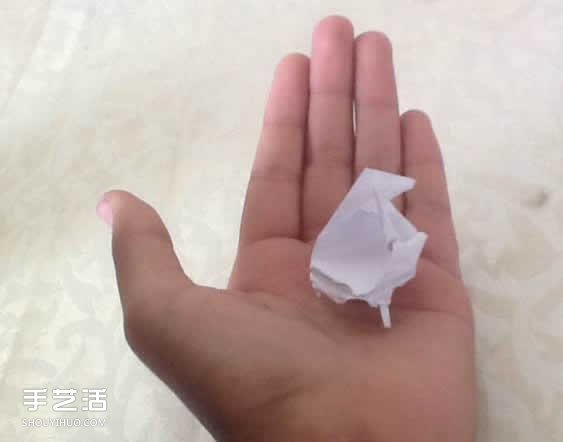 三角钢琴的折纸图解 怎么折立体三角钢琴步骤(图89)