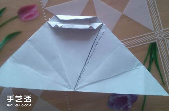 三角钢琴的折纸图解 怎么折立体三角钢琴步骤(图90)