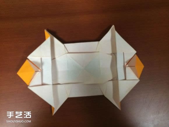 怎么折跑车的教程 手工跑车折纸方法图解(图50)