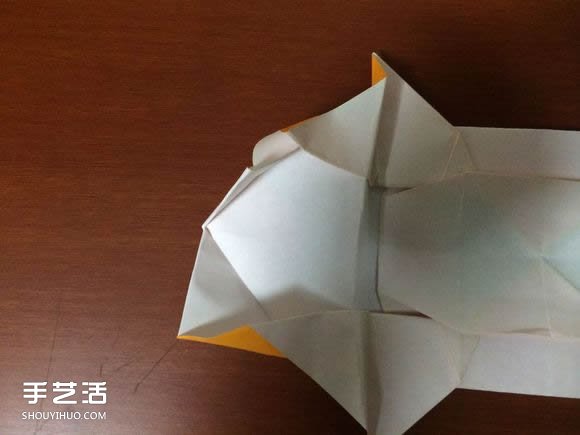 怎么折跑车的教程 手工跑车折纸方法图解(图53)