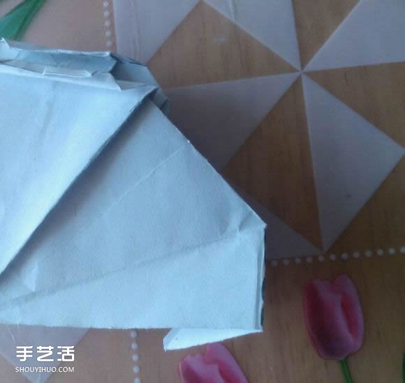 三角钢琴的折纸图解 怎么折立体三角钢琴步骤(图97)