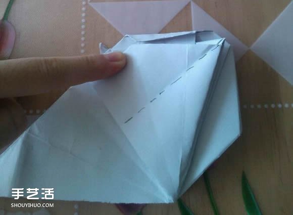 三角钢琴的折纸图解 怎么折立体三角钢琴步骤(图99)
