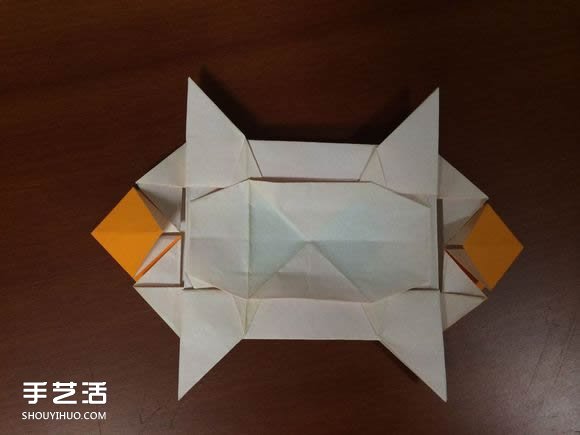 怎么折跑车的教程 手工跑车折纸方法图解(图47)