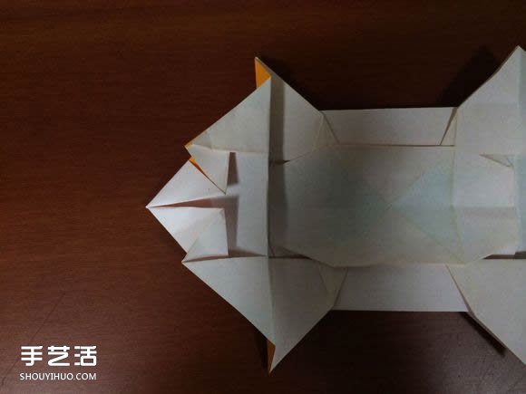 怎么折跑车的教程 手工跑车折纸方法图解(图54)