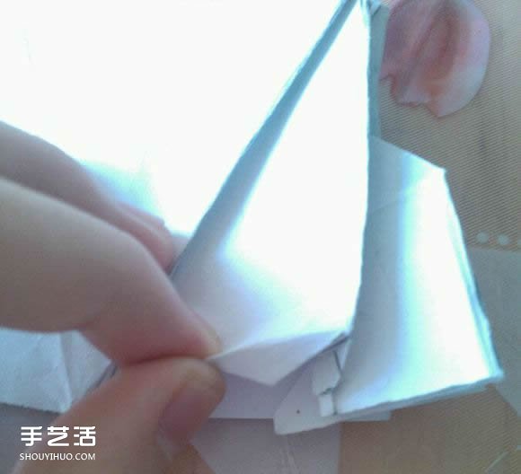 三角钢琴的折纸图解 怎么折立体三角钢琴步骤(图108)