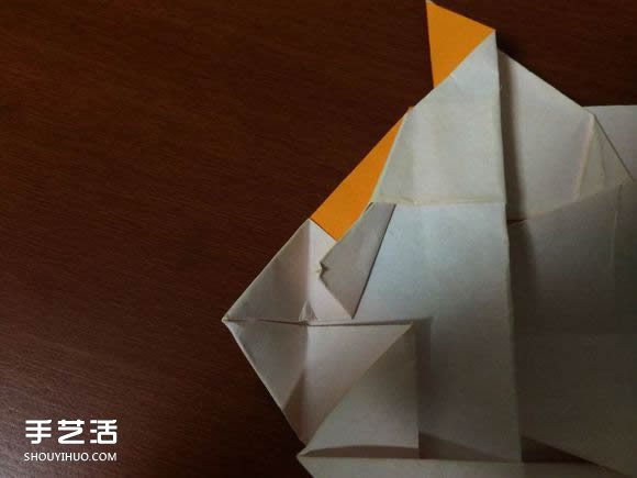怎么折跑车的教程 手工跑车折纸方法图解(图58)