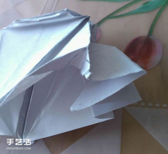 三角钢琴的折纸图解 怎么折立体三角钢琴步骤(图109)