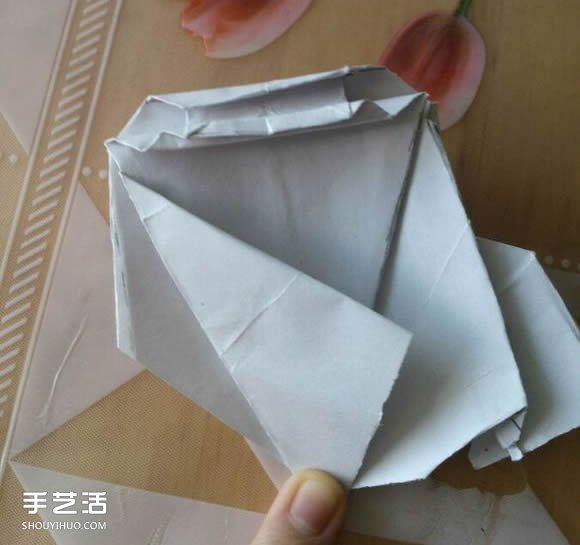 三角钢琴的折纸图解 怎么折立体三角钢琴步骤(图113)