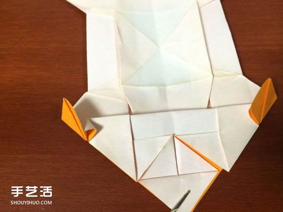 怎么折跑车的教程 手工跑车折纸方法图解(图65)