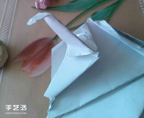 三角钢琴的折纸图解 怎么折立体三角钢琴步骤(图118)
