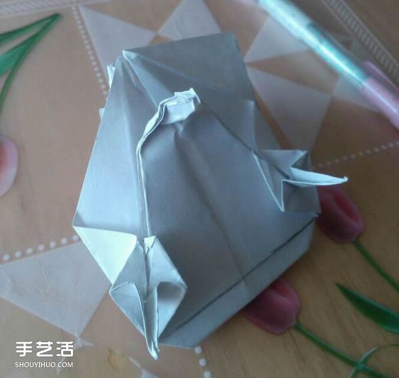 三角钢琴的折纸图解 怎么折立体三角钢琴步骤(图121)