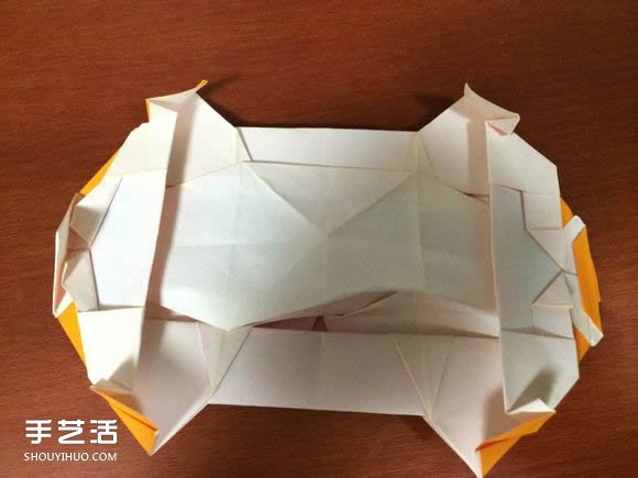 怎么折跑车的教程 手工跑车折纸方法图解(图81)