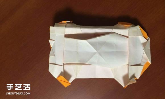 怎么折跑车的教程 手工跑车折纸方法图解(图100)