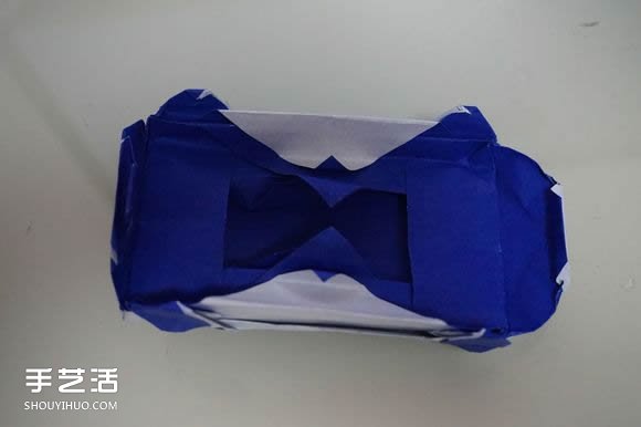 怎么折跑车的教程 手工跑车折纸方法图解(图102)