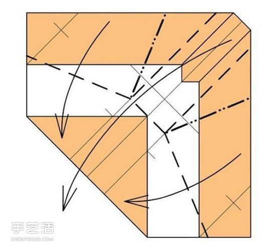 折纸沙发椅的折法图解 手工沙发椅折叠步骤图(图12)