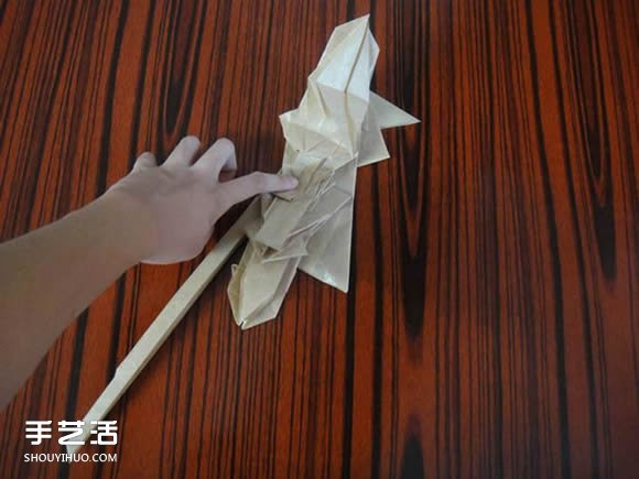 灼眼的夏娜折纸图解 动漫人物夏娜折纸教程(图25)