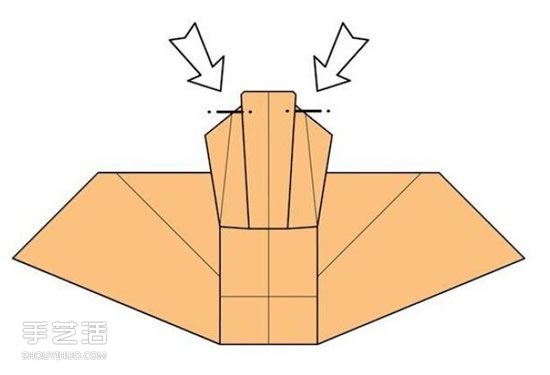 折纸沙发椅的折法图解 手工沙发椅折叠步骤图(图23)