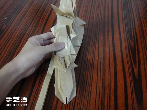 灼眼的夏娜折纸图解 动漫人物夏娜折纸教程(图29)