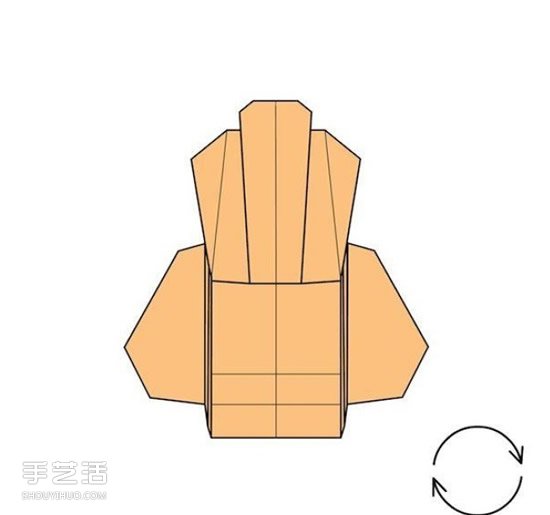 折纸沙发椅的折法图解 手工沙发椅折叠步骤图(图30)