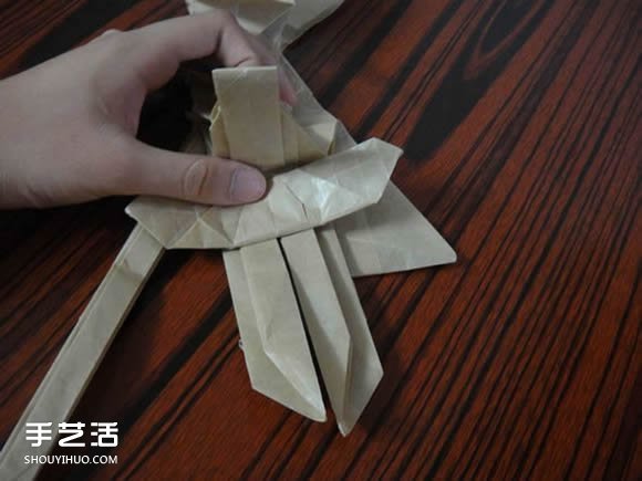 灼眼的夏娜折纸图解 动漫人物夏娜折纸教程(图35)
