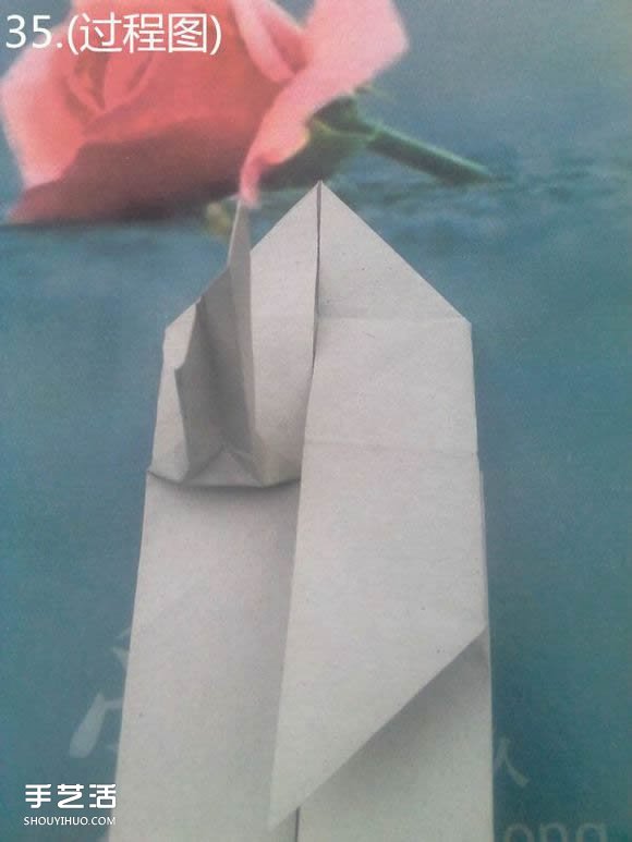 折纸思想者人物雕塑 沉思的人物折纸图解(图39)