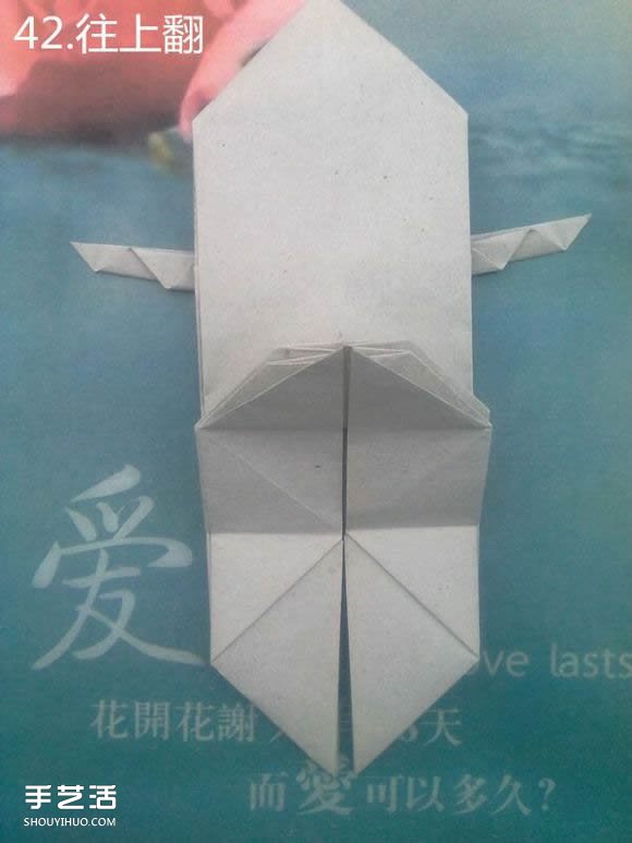 折纸思想者人物雕塑 沉思的人物折纸图解(图46)