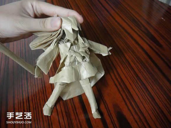 灼眼的夏娜折纸图解 动漫人物夏娜折纸教程(图52)