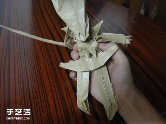 灼眼的夏娜折纸图解 动漫人物夏娜折纸教程(图49)