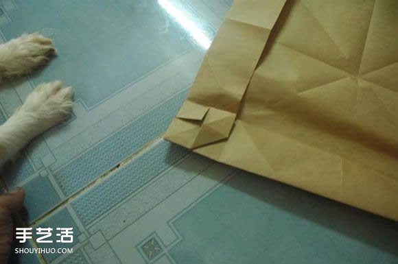 折纸弥勒佛的图解教程 怎么折弥勒佛的折法(图8)