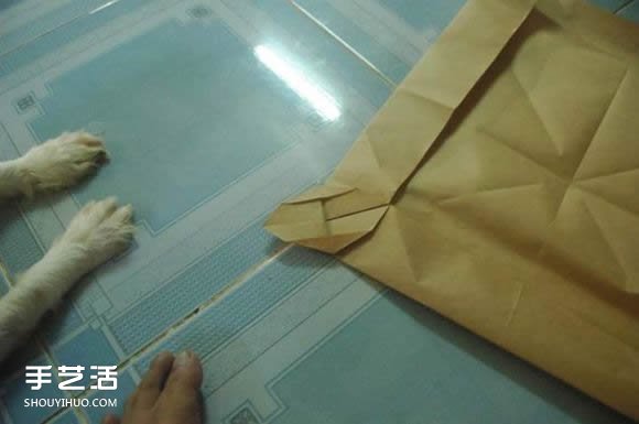 折纸弥勒佛的图解教程 怎么折弥勒佛的折法(图10)