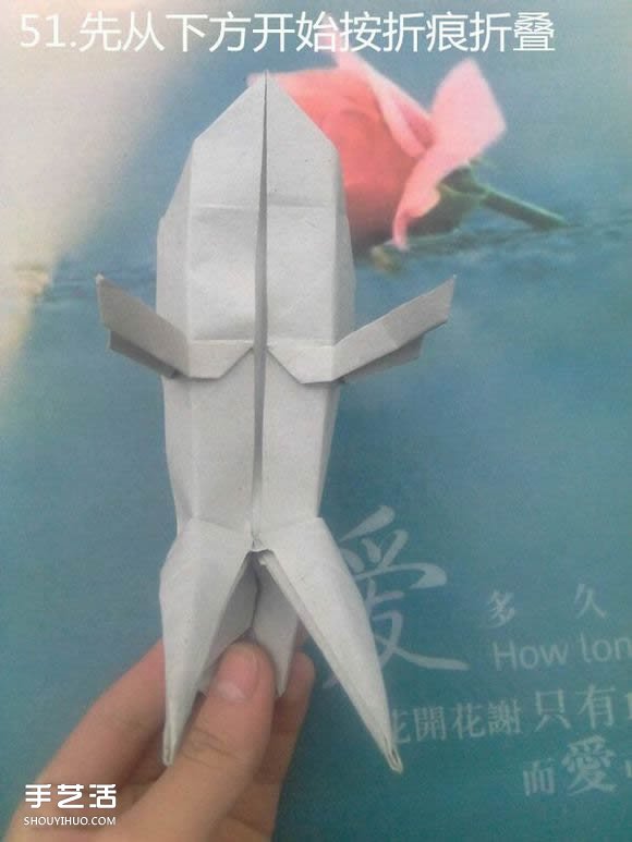 折纸思想者人物雕塑 沉思的人物折纸图解(图55)