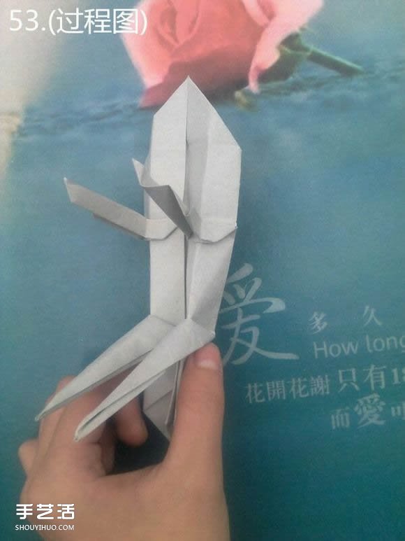 折纸思想者人物雕塑 沉思的人物折纸图解(图57)