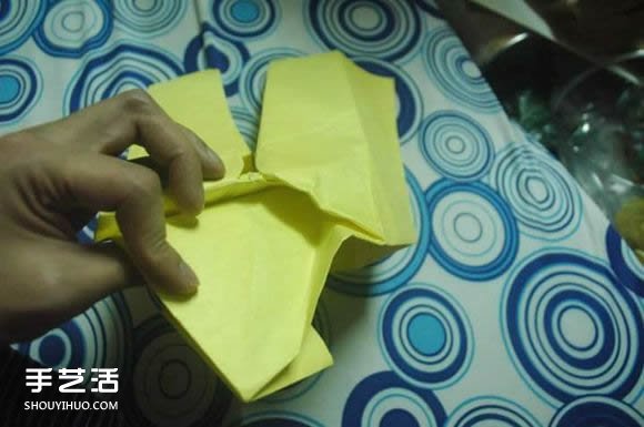 折纸弥勒佛的图解教程 怎么折弥勒佛的折法(图29)