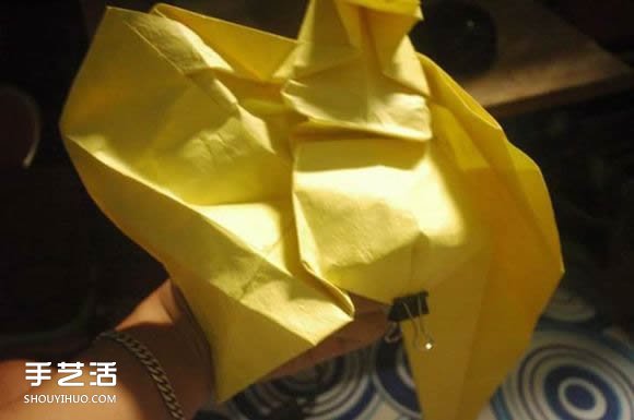 折纸弥勒佛的图解教程 怎么折弥勒佛的折法(图38)