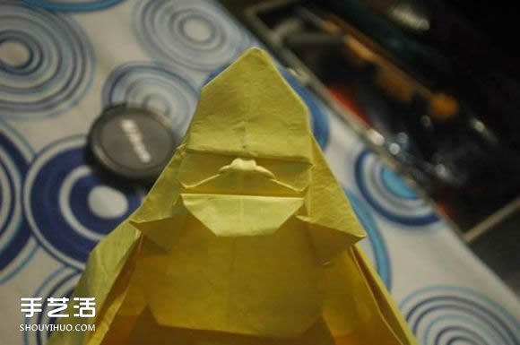 折纸弥勒佛的图解教程 怎么折弥勒佛的折法(图41)