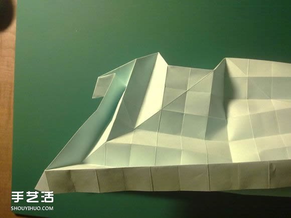 折纸初音未来的详细图解 初音未来的折法过程(图18)