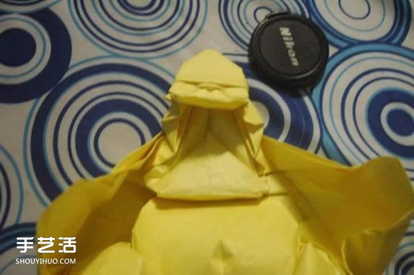 折纸弥勒佛的图解教程 怎么折弥勒佛的折法(图45)