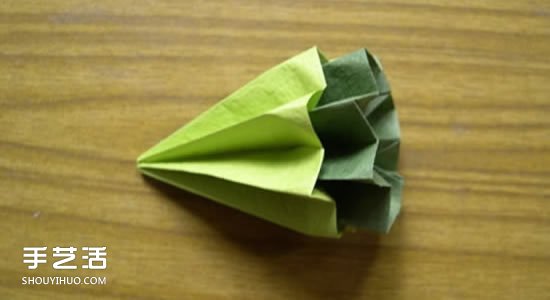 折纸娃娃的制作方法 穿裙子娃娃的折法图解(图15)