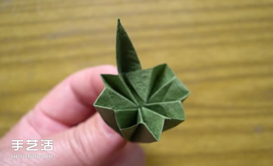折纸娃娃的制作方法 穿裙子娃娃的折法图解(图13)