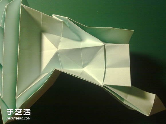 折纸初音未来的详细图解 初音未来的折法过程(图26)