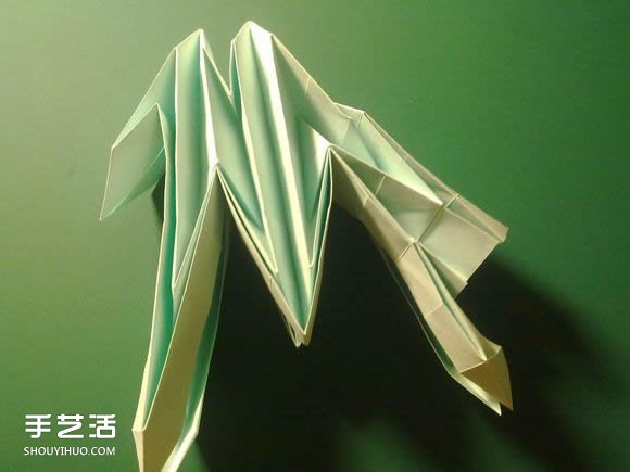 折纸初音未来的详细图解 初音未来的折法过程(图27)