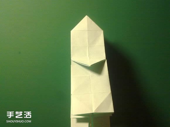 折纸初音未来的详细图解 初音未来的折法过程(图29)
