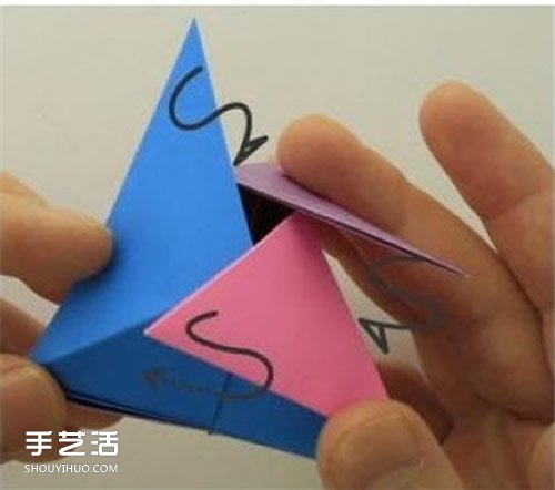 端午节纸粽子制作方法 手工折纸粽子步骤图(图12)