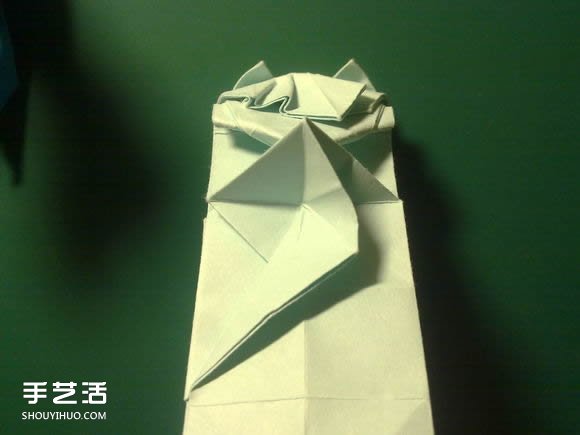 折纸初音未来的详细图解 初音未来的折法过程(图53)