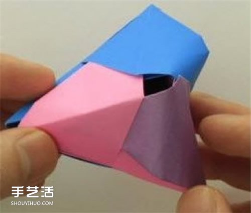 端午节纸粽子制作方法 手工折纸粽子步骤图(图13)