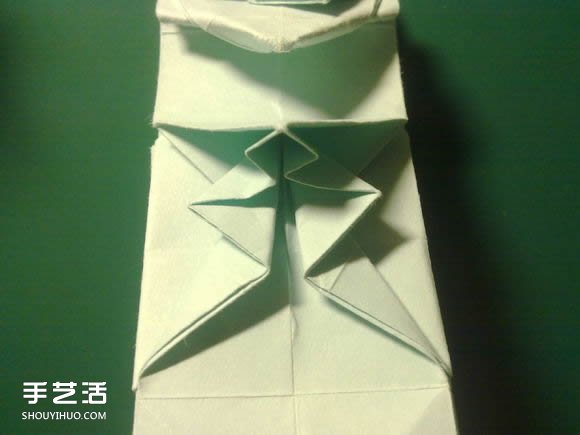 折纸初音未来的详细图解 初音未来的折法过程(图55)