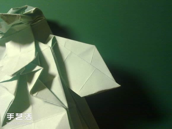 折纸初音未来的详细图解 初音未来的折法过程(图60)